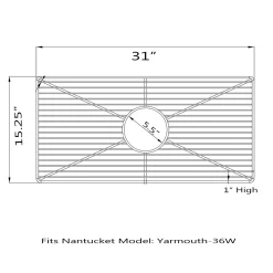 Outlet Stainless Steel Bottom Grid BG-YM36 Bottom Grids