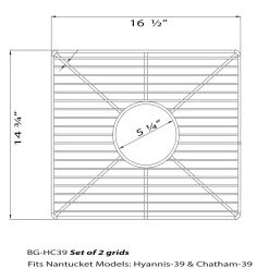 Discount Stainless Steel Bottom Grids Set BG-HC39 Bottom Grids