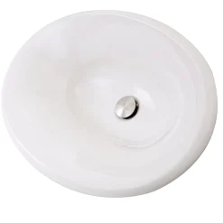 Tortola Italian Fireclay Vanity Sink Drop-In / Top Mount Sinks