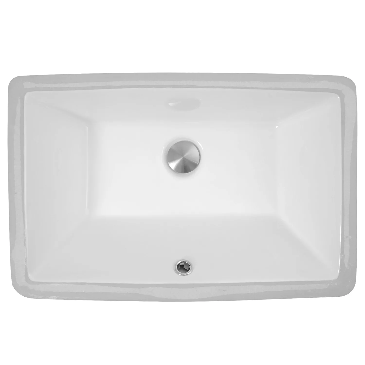 Outlet Undermount Ceramic Sink 20 3/4" x 13 3/8" Undermount