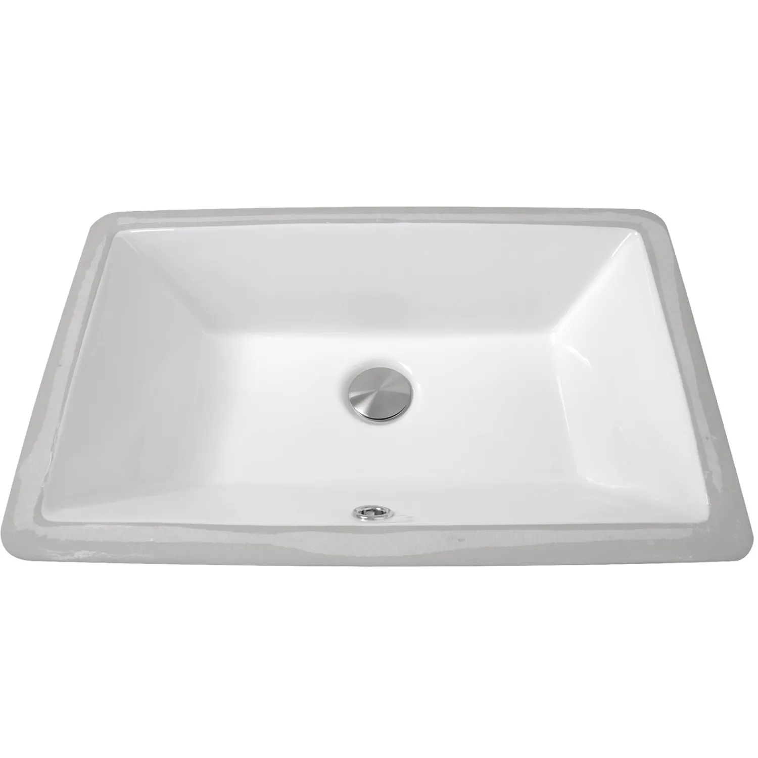 Outlet Undermount Ceramic Sink 20 3/4" x 13 3/8" Undermount