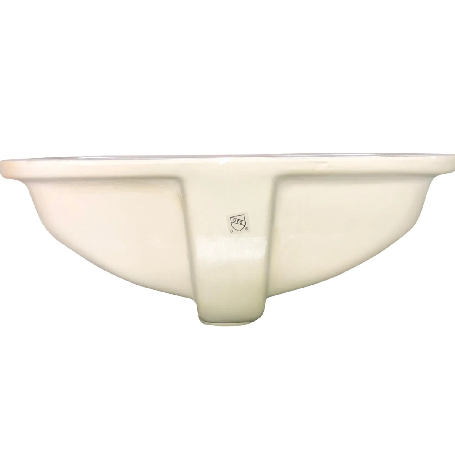 Clearance Undermount Ceramic Sink in White 17-1/8" x 11-1/4" Undermount