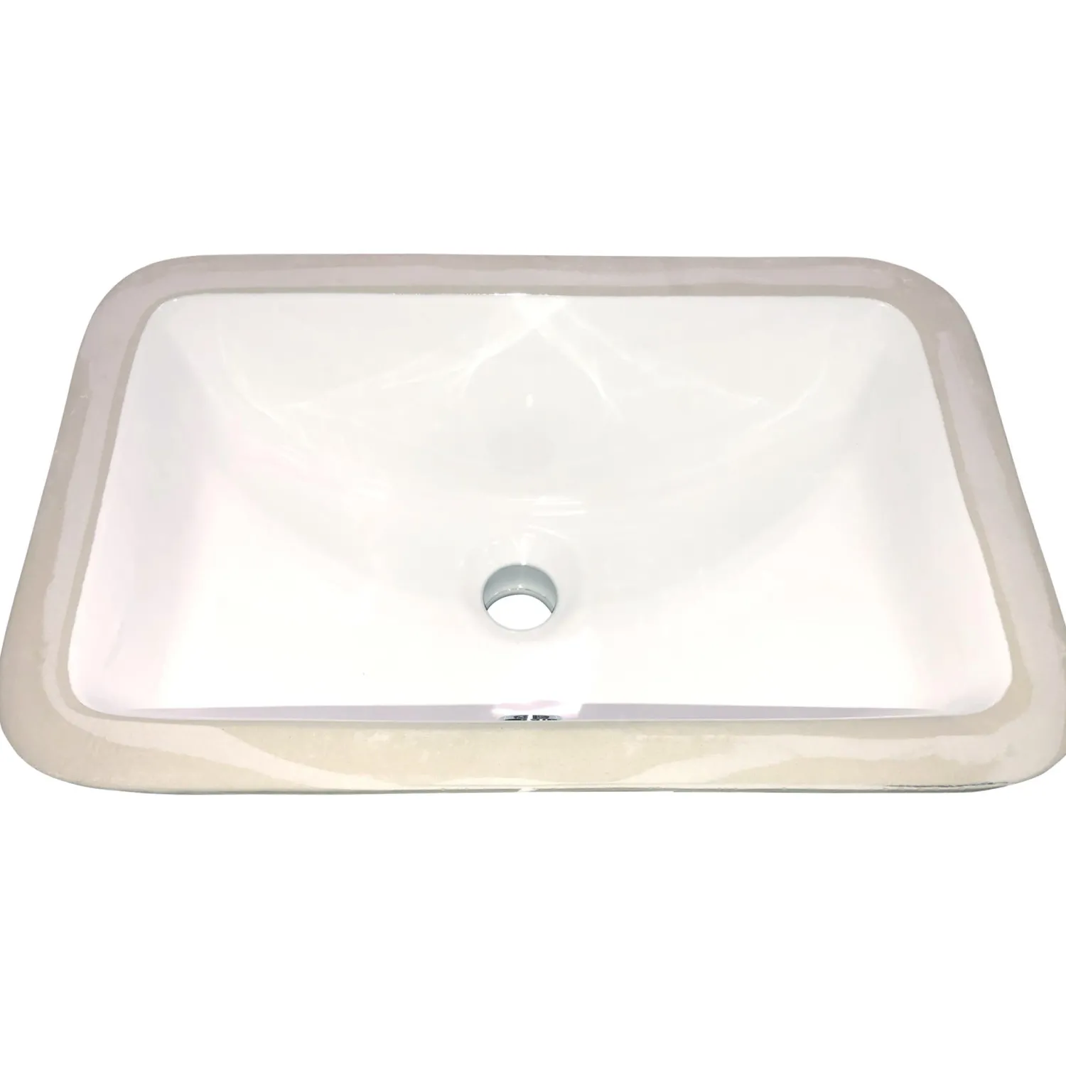 Clearance Undermount Ceramic Sink in White 17-1/8" x 11-1/4" Undermount