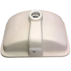 Clearance Undermount Ceramic Sink in White 17-1/8