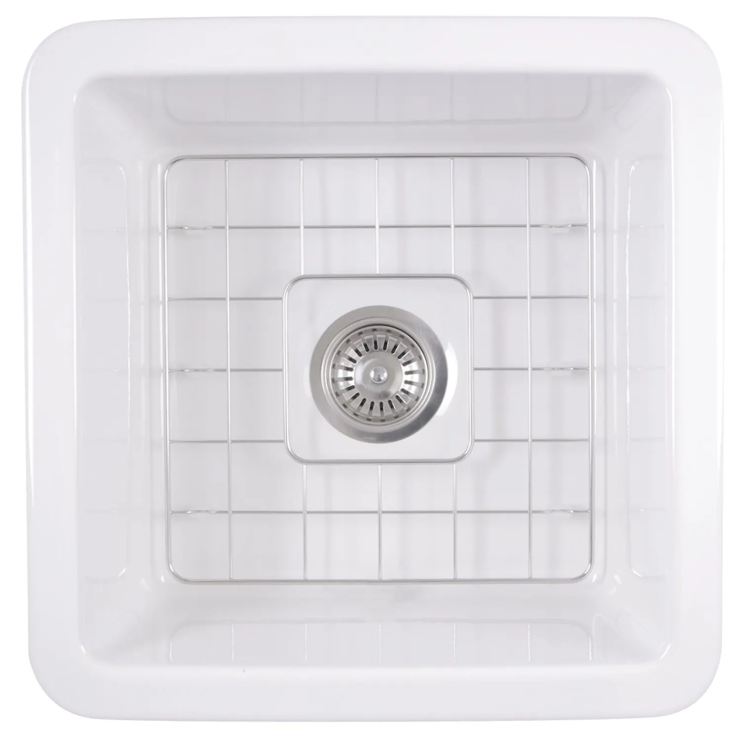Online 18" Undermount Fireclay Kitchen Sink Wellfleet-1818W Bar / Prep Sinks