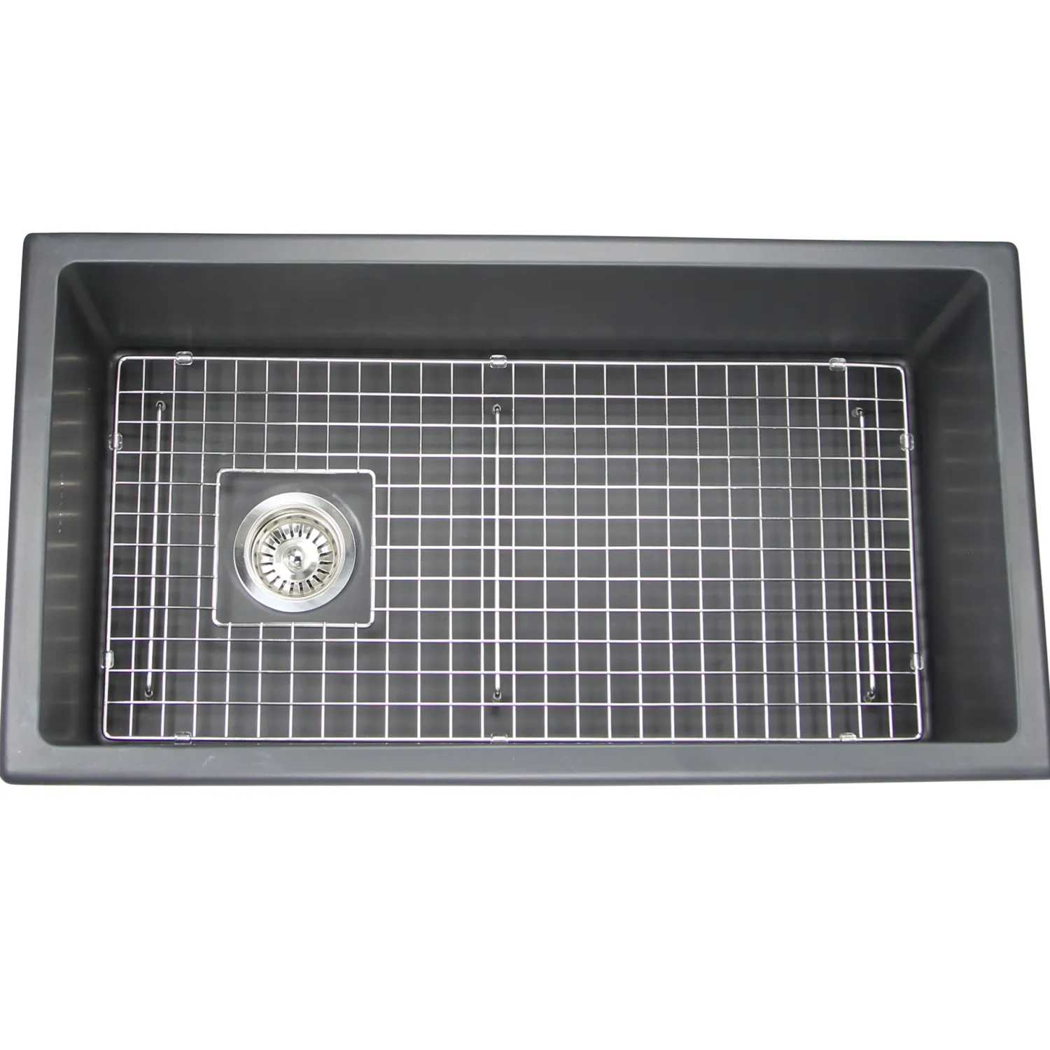 34" Undermount Fireclay Kitchen Sink Single Bowl Sinks|Undermount Sinks