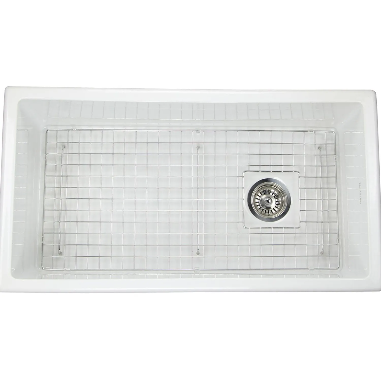 34" Undermount Fireclay Kitchen Sink Single Bowl Sinks|Undermount Sinks