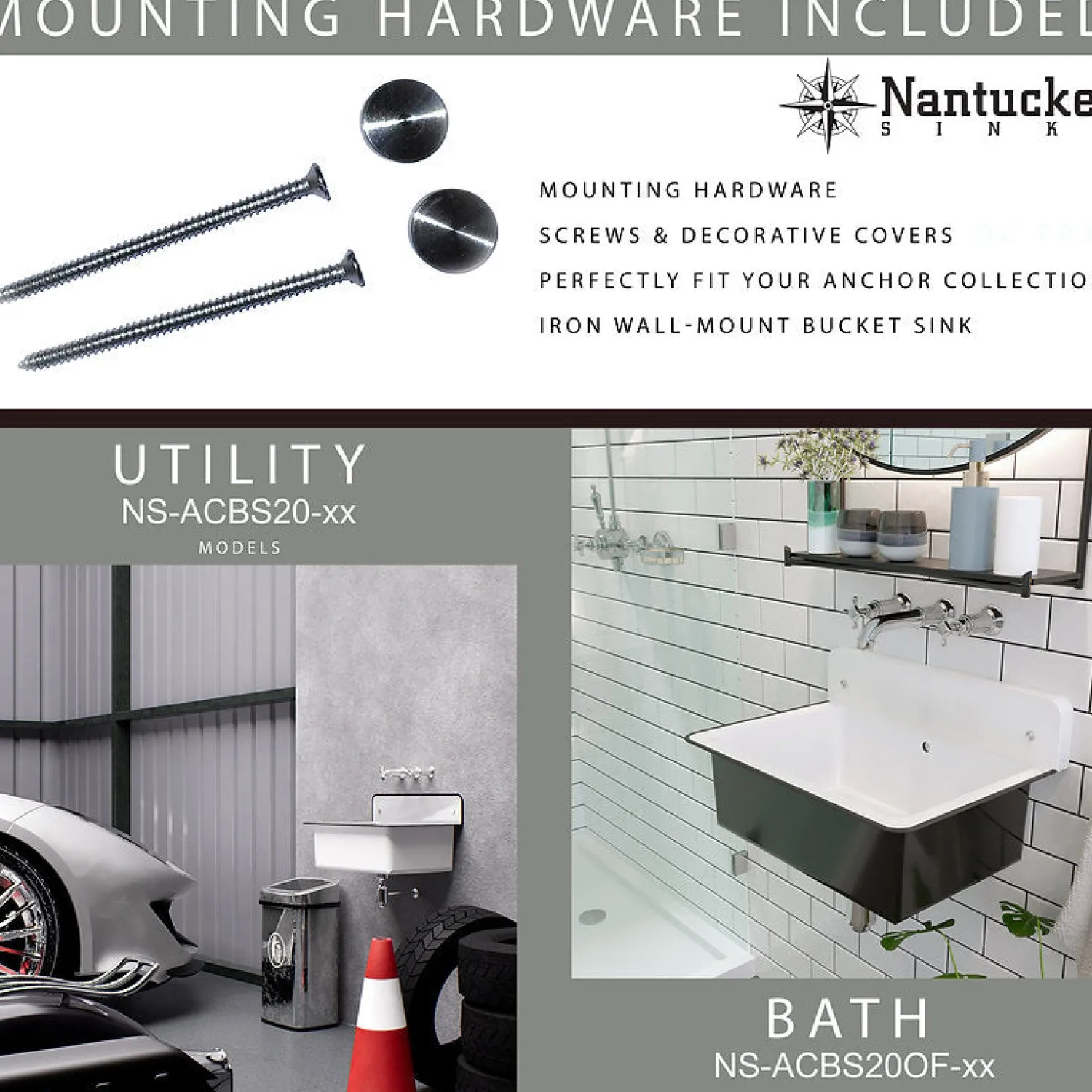 Online 20" Wall Mount Sink Without Overflow Laundry & Utility Sinks