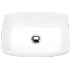Online White Rectangular Vessel Sink NSV1913 Drop-In / Top Mount Sinks