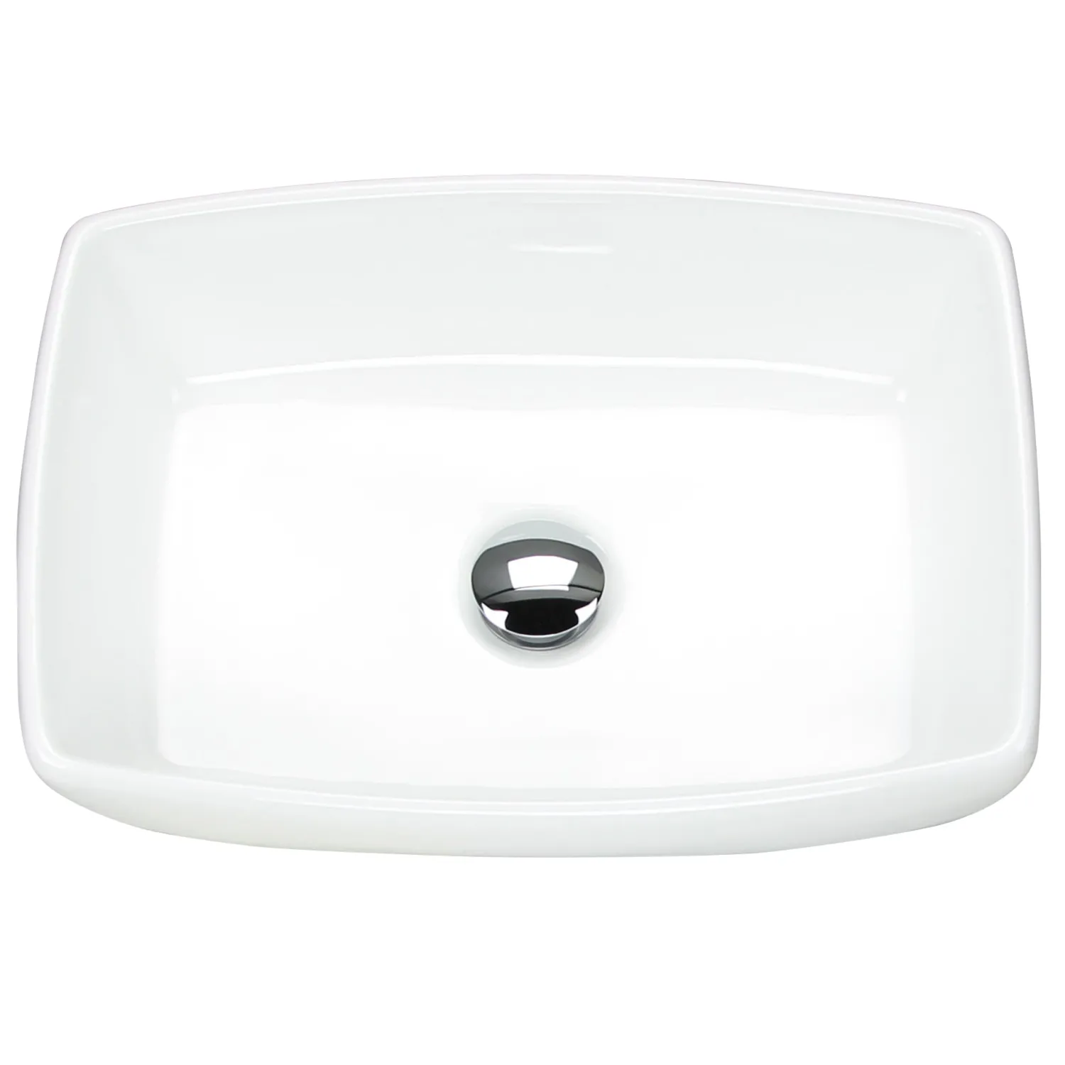 Online White Rectangular Vessel Sink NSV1913 Drop-In / Top Mount Sinks