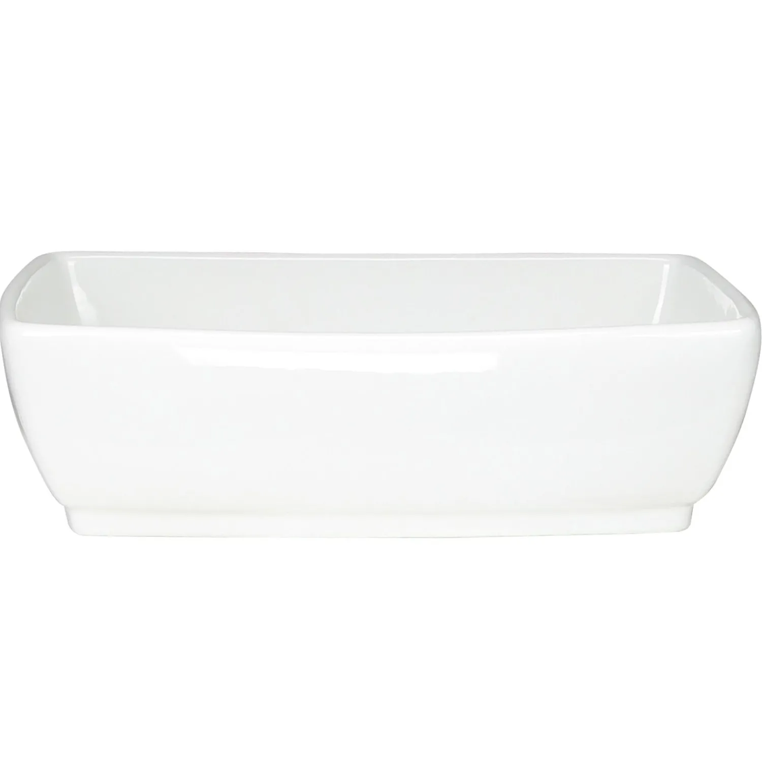 Online White Rectangular Vessel Sink NSV1913 Drop-In / Top Mount Sinks