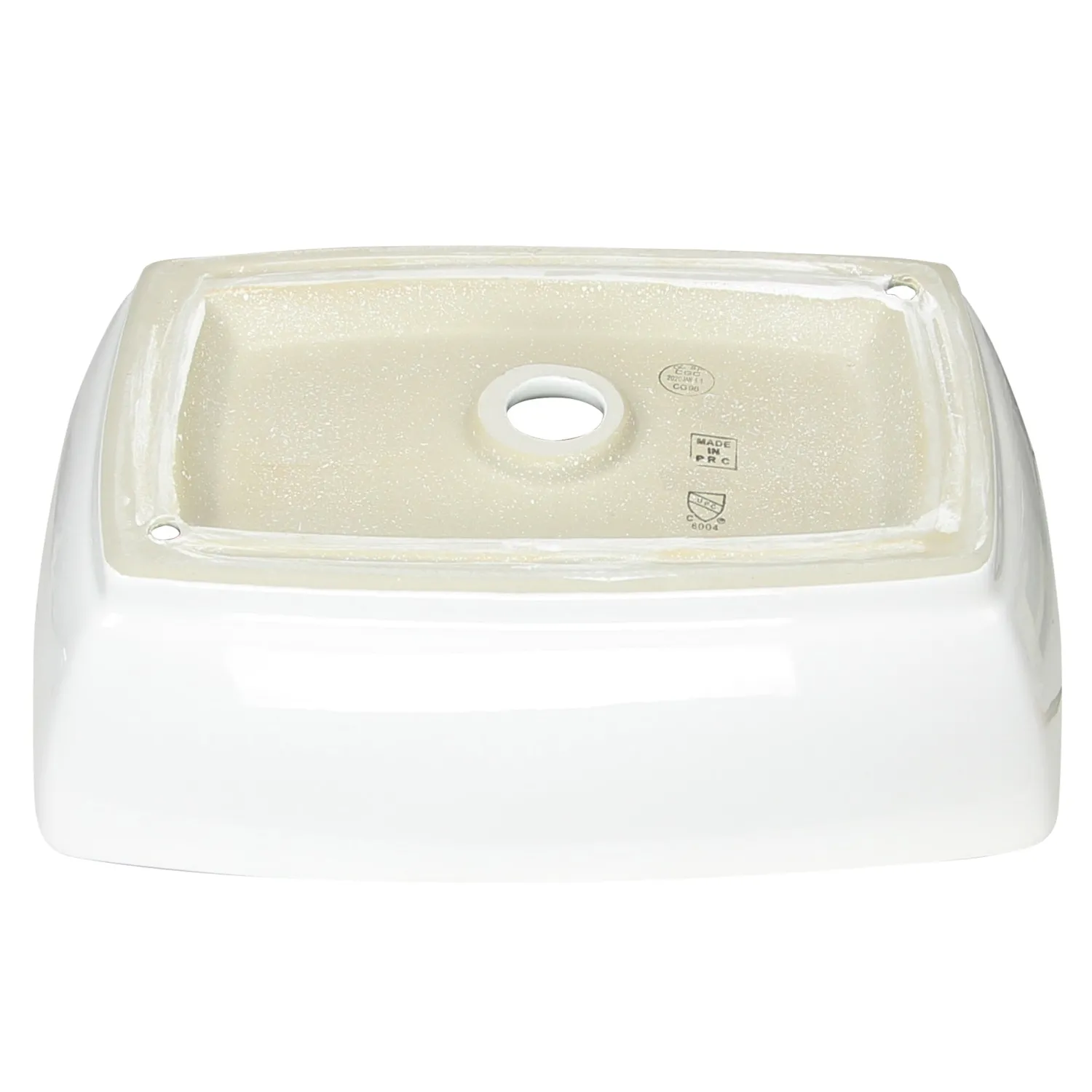 Online White Rectangular Vessel Sink NSV1913 Drop-In / Top Mount Sinks