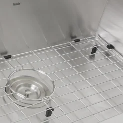 Sale ZR2818-8-16 - 28" Pro Series Rectangle Single Bowl Undermount Zero Radius Stainless Steel Kitchen Sink, 8" Deep Stainless Steel Sinks|Single Bowl Sinks