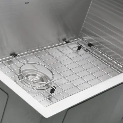 Outlet ZR3219-16 - 32" Pro Series Large Rectangle Single Bowl Undermount Zero Radius Stainless Steel Kitchen Sink Stainless Steel Sinks|Single Bowl Sinks