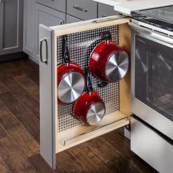 Best Peg Board Filler Pullout Cabinet Construction + Upgrades