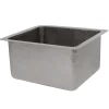 Sale 16" Gourmet Rectangular Hammered Copper Bar/Prep Sink in Nickel Bar / Prep Sinks