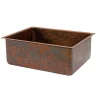 New 25" Hammered Copper Kitchen Single Basin Sink Single Bowl Sinks|Undermount Sinks