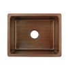 Sale 20" Hammered Copper Kitchen/Bar/Prep Single Basin Sink Sinks For Tight Spaces|Bar / Prep Sinks