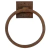 Best 10" Hand Hammered Copper Full Size Bath Towel Ring Towel Rings