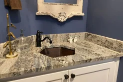 Hot Hexagon Under Counter Hammered Copper Sink Undermount