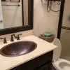 Outlet Master Bath Oval Under Counter Hammered Copper Bathroom Sink Undermount
