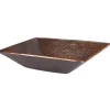 New Modern Rectangle Hand Forged Old World Copper Vessel Sink Above Counter / Vessel Sinks