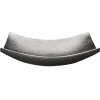 Clearance 18" Rectangle Modern Slope Hammered Copper Sink in Nickel Above Counter / Vessel Sinks
