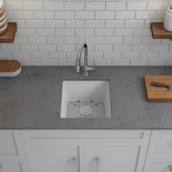 Sale Rectangle Quartz Composite Bar/Prep Sink Single Bowl Sinks|Composite & Quartz Sinks