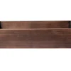 Rectangular 18 3/4" x 15 3/4" Thick Rim Stainless Steel Bathroom Vessel Sink with Drain in Bronze Stainless Steel Sinks|Above Counter / Vessel Sinks