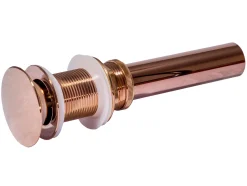 Online Rectangular 18 3/4" x 15 3/4" Thick Rim Stainless Steel Bathroom Vessel Sink with Drain in Rose Gold Stainless Steel Sinks|Above Counter / Vessel Sinks