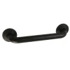 New Restoration 12" Brass Decorative Grab Bar in Matte Black Grab Bars
