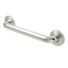 Online Restoration 12" Brass Decorative Grab Bar in Polished Nickel Grab Bars