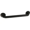 Sale Restoration 16" Brass Decorative Grab Bar in Matte Black Grab Bars