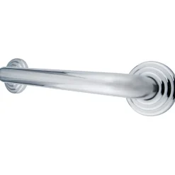 Best Restoration 36" Brass Decorative Grab Bar in Polished Chrome Grab Bars