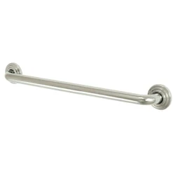 Hot Restoration 24" Brass Decorative Grab Bar in Polished Nickel Grab Bars