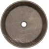 Best Rounded Vessel Sink in Pietra Grey Marble Above Counter / Vessel Sinks
