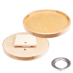 Sale 24" Round Lazy Susan With Pre-Installed 7" Cast Aluminum Swivel Storage & Organization