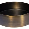 Best 15" Round Stainless Steel Bathroom Vessel Sink with Drain in Antique Gold Stainless Steel Sinks|Above Counter / Vessel Sinks