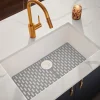 Best 27" Composite Undermount Single Bowl Kitchen Sink in Arctic White Single Bowl Sinks|Undermount Sinks