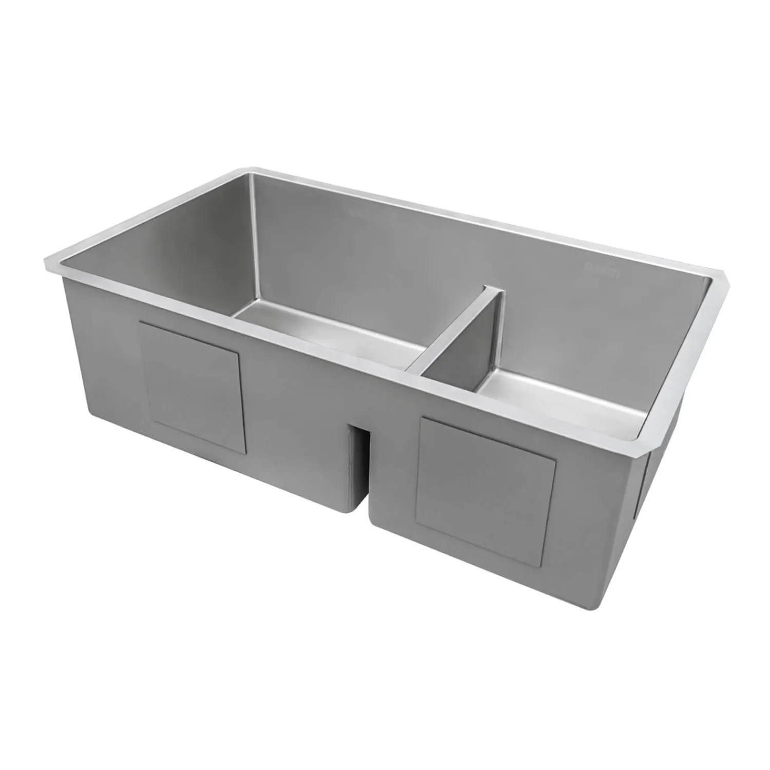 Outlet 36" Double Bowl Kitchen Sink with Low Divder Stainless Steel Sinks|Double Bowl Sinks