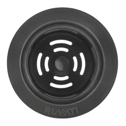 Hot Extended Garbage Disposal Flange with Deep Basket Strainer in PVD Sink Drains, Disposer Flanges & Air Gaps|Gunmetal, Brass, & Gold