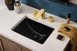 Best Fabio Two Handle Widespread Textured Luxury Knob Bathroom Faucet in Brushed Gold - RVF5235SG 8" Widespread