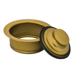 New Garbage Disposal Flange for Kitchen Sinks Sink Drains, Disposer Flanges & Air Gaps|Gunmetal, Brass, & Gold