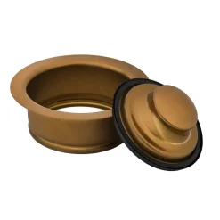New Garbage Disposal Flange for Kitchen Sinks Sink Drains, Disposer Flanges & Air Gaps|Gunmetal, Brass, & Gold