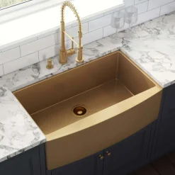 New Garbage Disposal Flange for Kitchen Sinks Sink Drains, Disposer Flanges & Air Gaps|Gunmetal, Brass, & Gold