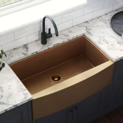 New Garbage Disposal Flange for Kitchen Sinks Sink Drains, Disposer Flanges & Air Gaps|Gunmetal, Brass, & Gold