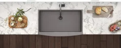 New 36" Gunmetal Apron Front Stainless Steel Kitchen Sink Stainless Steel Sinks|Gunmetal, Brass, & Gold