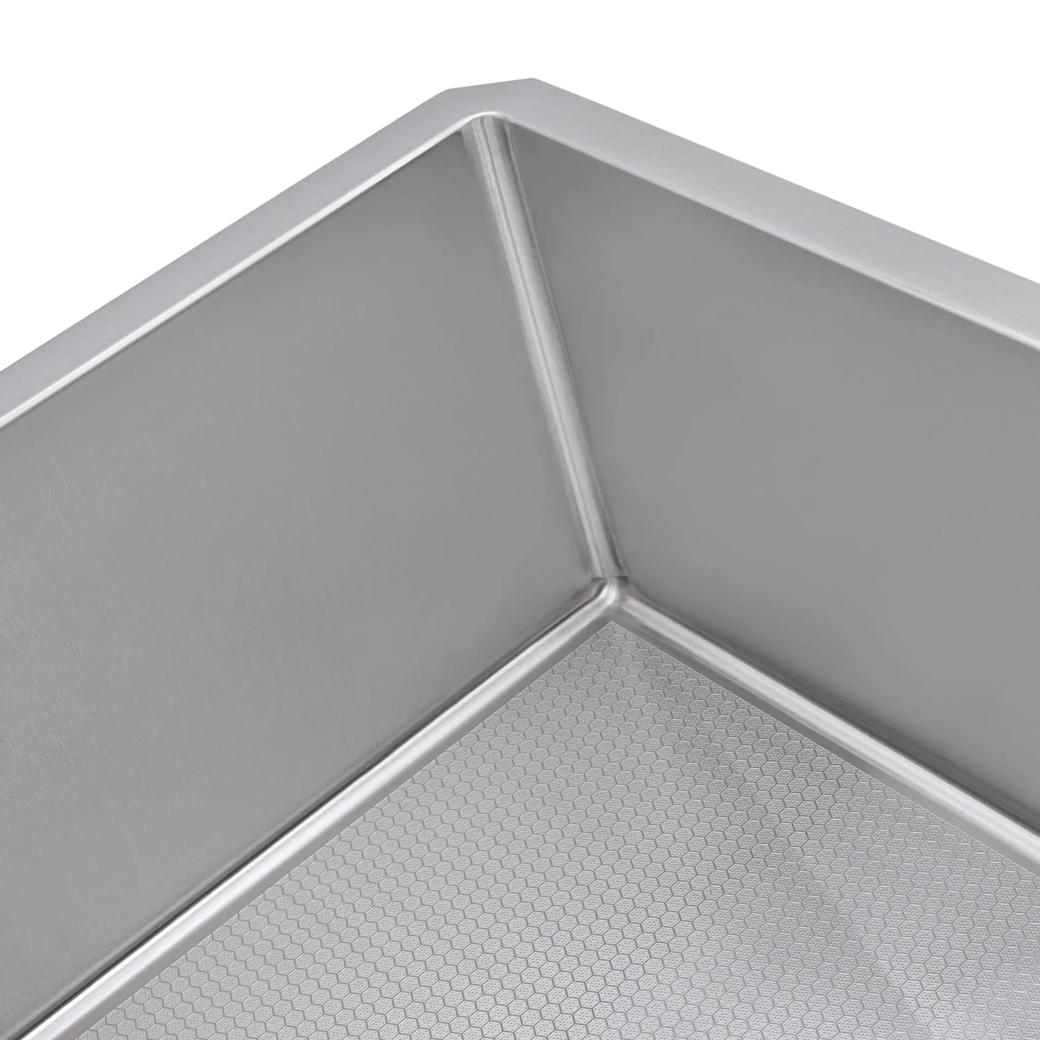 Online Hex Bottom 30" Single Bowl Scratch Resistant Texture Kitchen Sink Single Bowl Sinks|Undermount Sinks