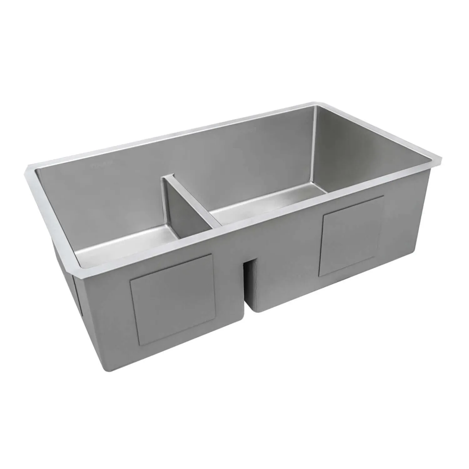 Discount 33" Low-Divide Undermount 40/60 Double Bowl Sink Stainless Steel Sinks|Double Bowl Sinks