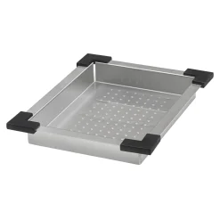 Best Lower Tier Shallow Colander for Double Workstation Sinks Colanders